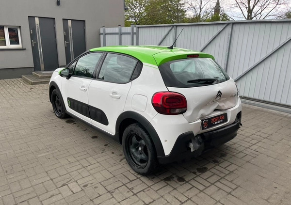 Citroen C3 cena 17700 przebieg: 198958, rok produkcji 2018 z Wojnicz małe 137